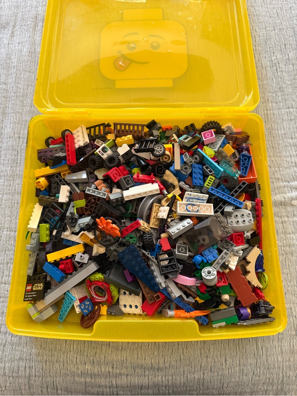 Lego case full of legos